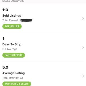 Thank you for checking out my closet! I’m open to offers!